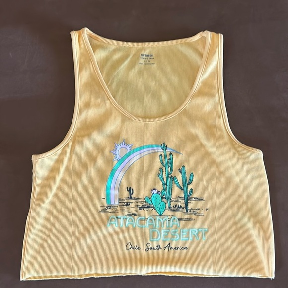 Cotton On Tops - Cropped Cotton Tank